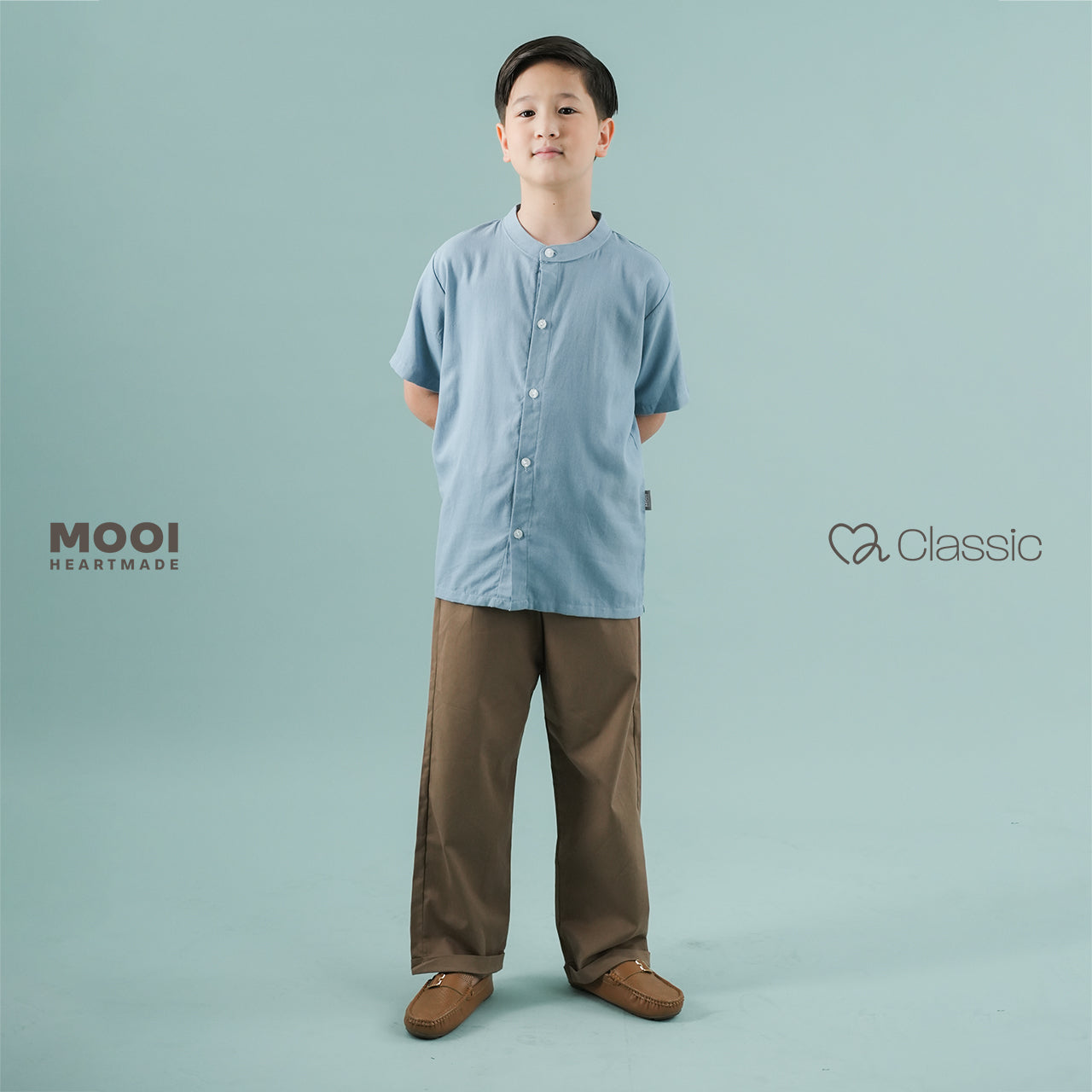 Mooi Celana Panjang Anak Laki-Laki Classic Basic Long Pants