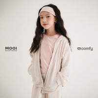 Mooi Atasan Hoodie Panjang Anak Comfy Jacket Hoodie