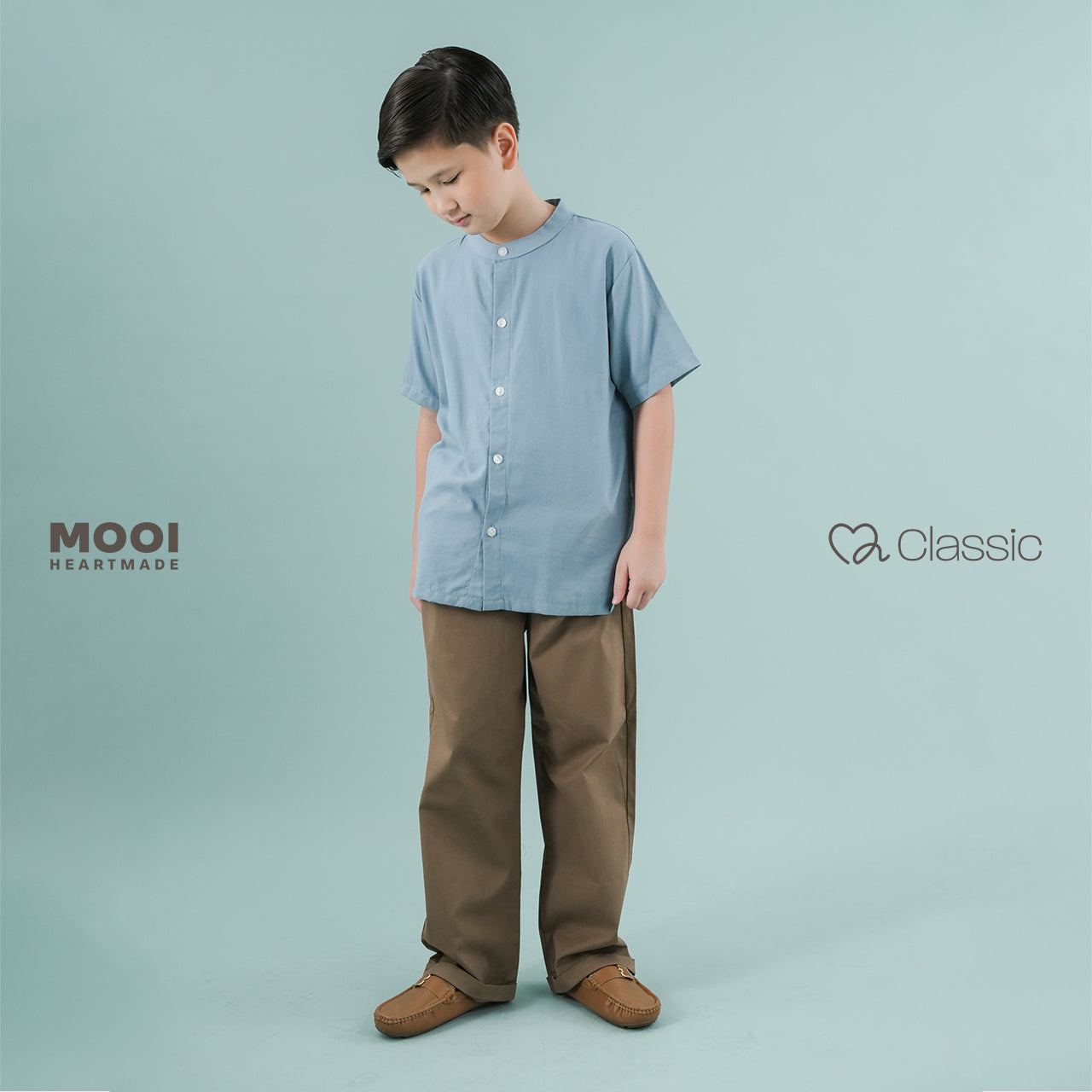 Mooi Celana Panjang Anak Laki-Laki Classic Basic Long Pants