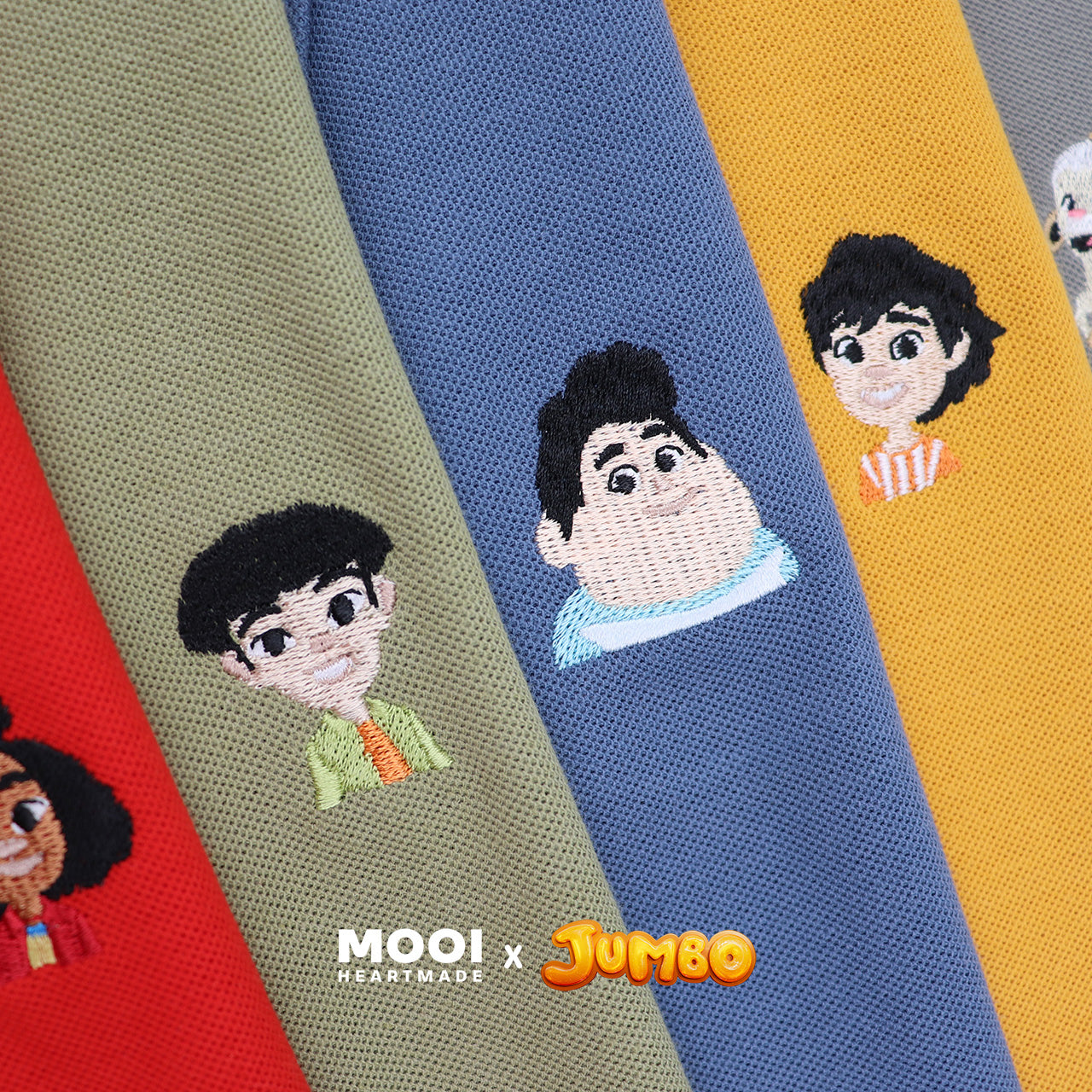 Mooi x Jumbo Kemeja Anak Laki-Laki Polo Shirt