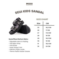 Mooi Sepatu Sandal Traveling Anak Seiji