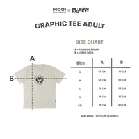 Mooi X Muklay Kaos Dewasa Unisex Graphic Tee Adult