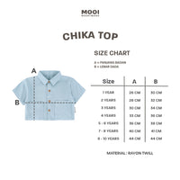 Mooi Atasan Anak Perempuan Chika Top