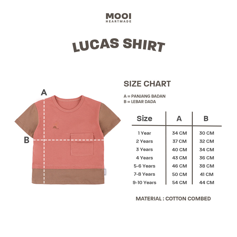 Mooi Kaos Anak Lucas Shirt