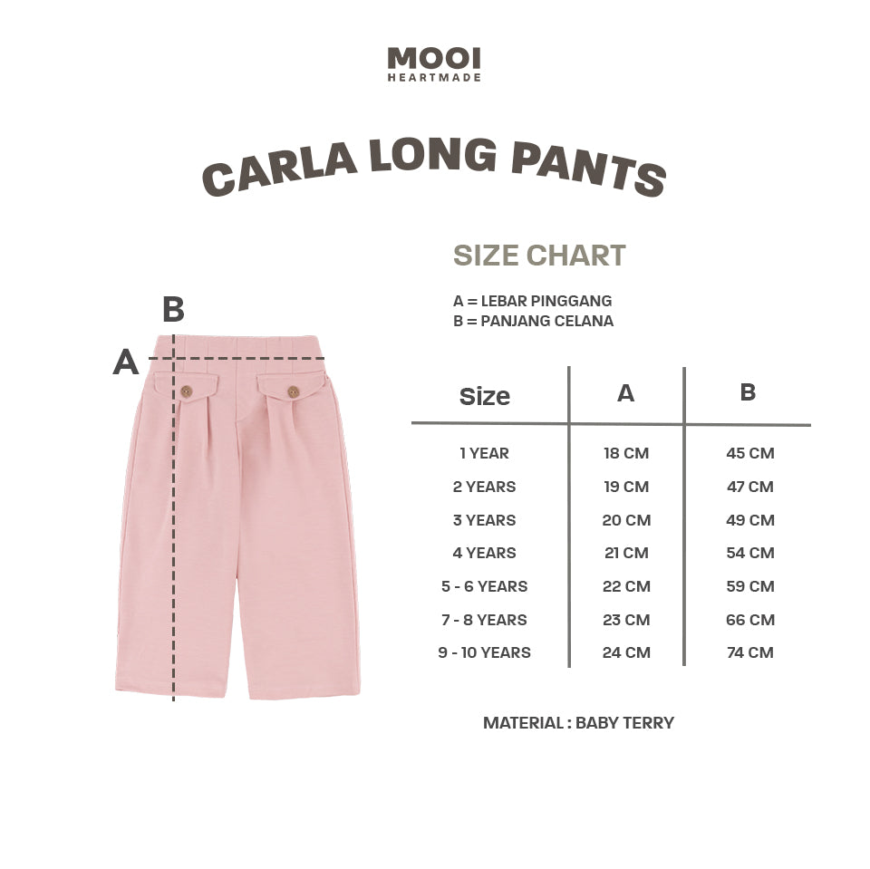Mooi Celana Panjang Anak Perempuan Carla Long Pants