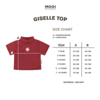 Mooi Atasan Turtleneck Anak Perempuan Giselle Top