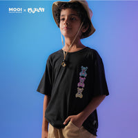 Mooi X Muklay Kaos Anak Unisex Graphic Tee Kids