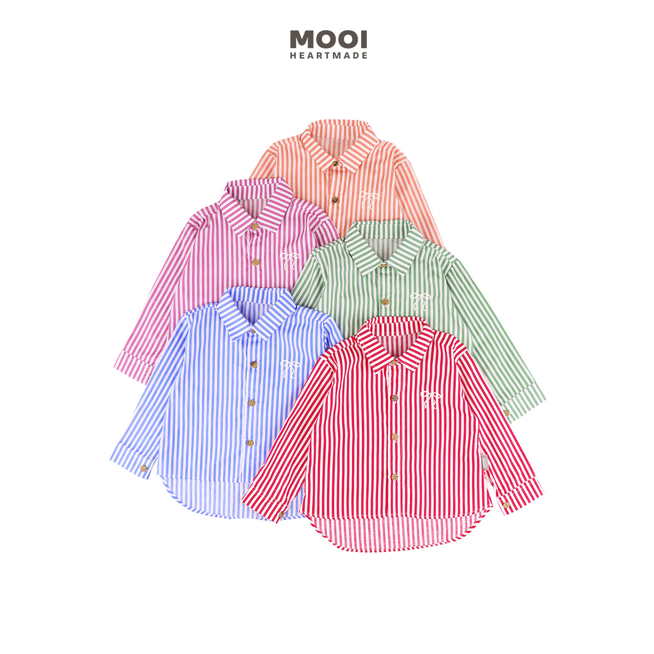 Mooi Kemeja Anak Perempuan Wilona Striped Shirt