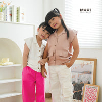 Mooi Atasan Anak Perempuan Olivia Top