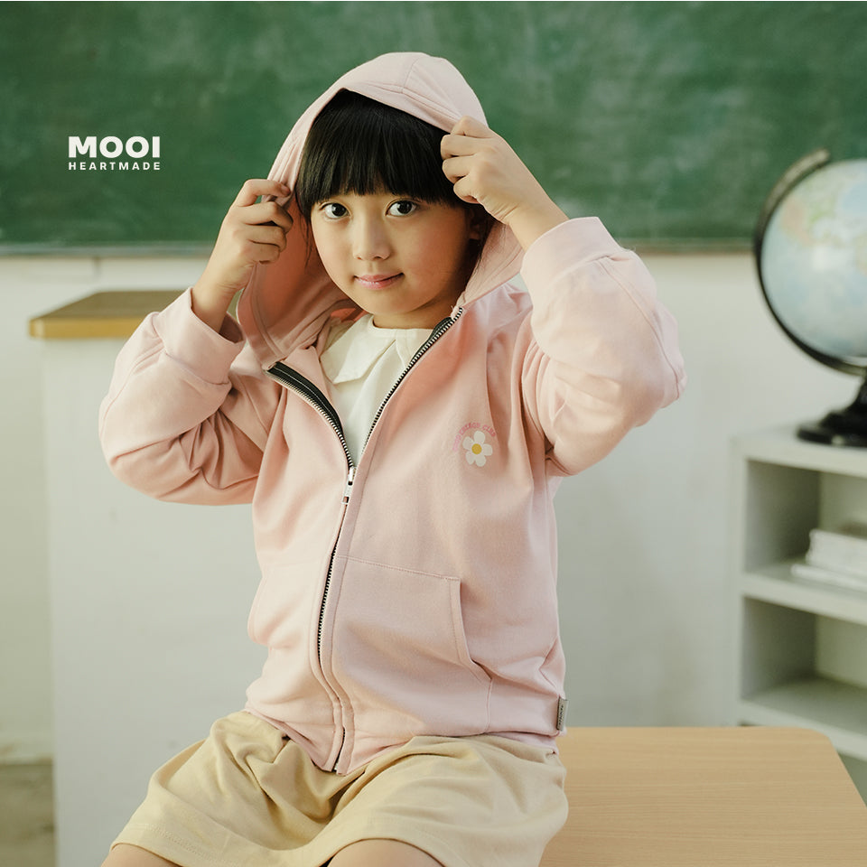 Mooi Atasan Hoodie Panjang Anak Theo Hoodie Jacket