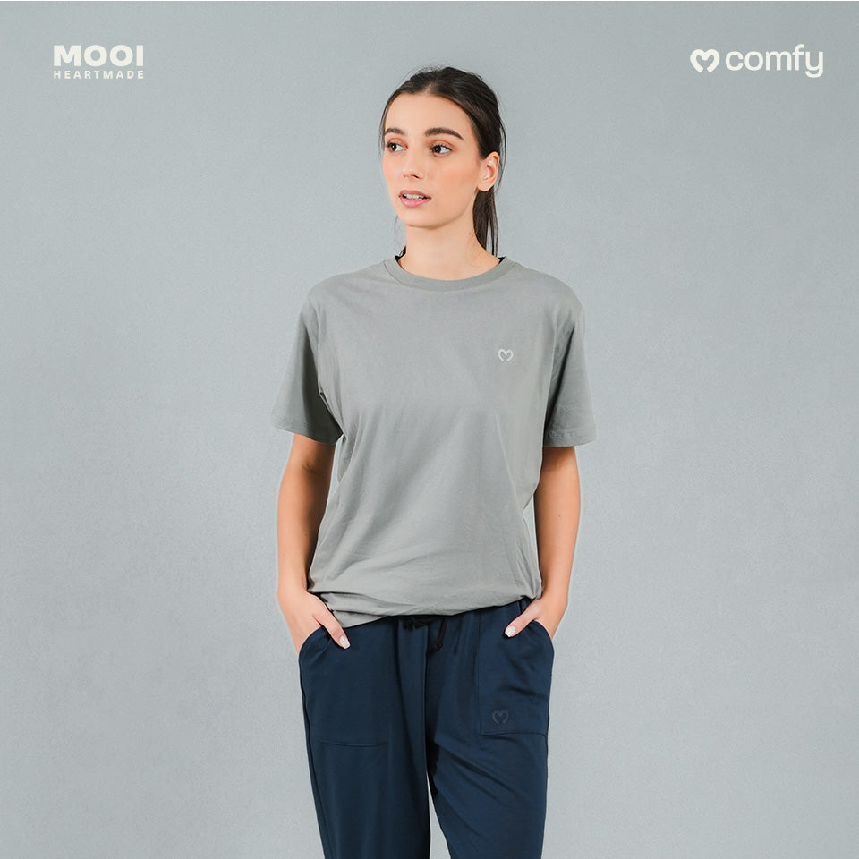 Mooi Kaos Dewasa Unisex Comfy T-Shirt Basic Adult