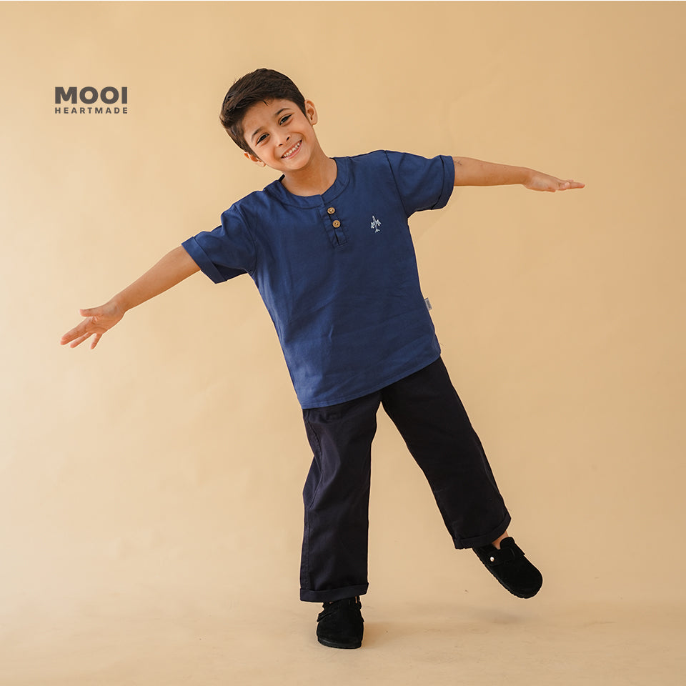 Mooi Kemeja Anak Laki-Laki Darel Shirt