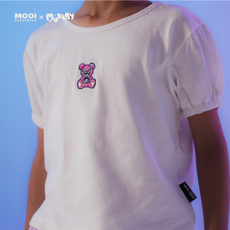 Mooi X Muklay Setelan Anak Perempuan Alena Skort Set
