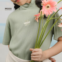 Mooi Atasan Turtleneck Anak Perempuan Giselle Top