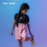 Mooi X Muklay Setelan Anak Perempuan Alena Skort Set