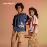 Mooi X Muklay Kaos Anak Unisex Graphic Tee Kids