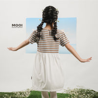 Mooi Dress Anak Perempuan Karina Rib Striped Dress