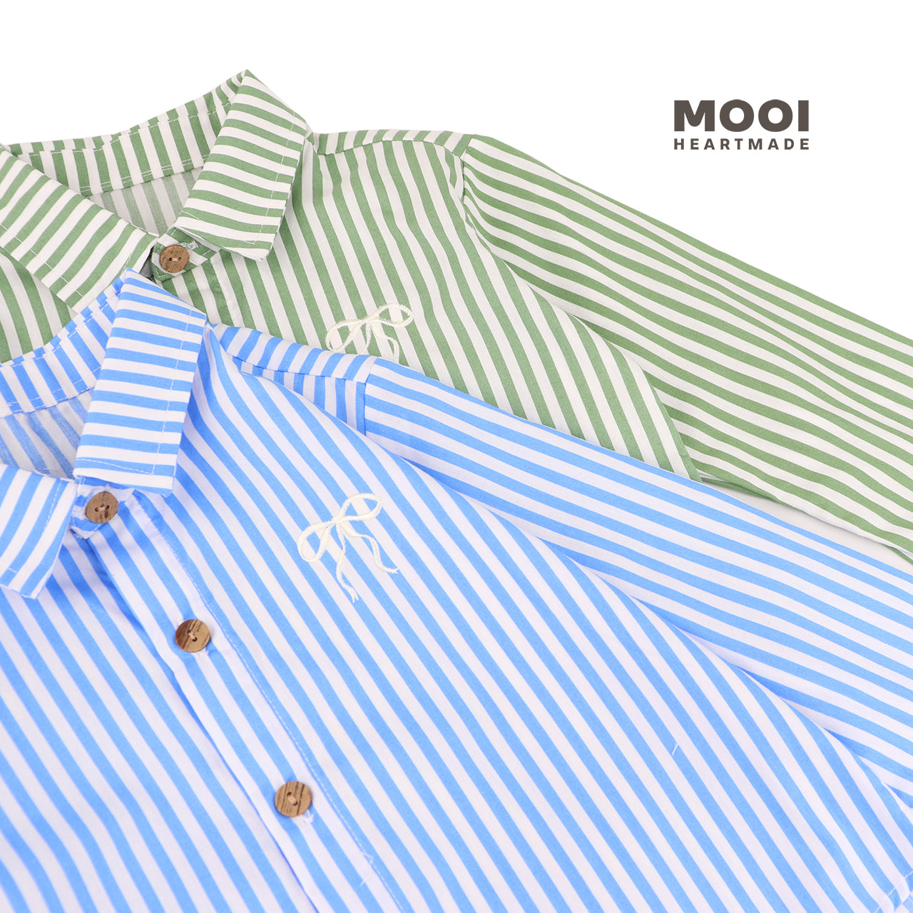 Mooi Kemeja Anak Perempuan Wilona Striped Shirt