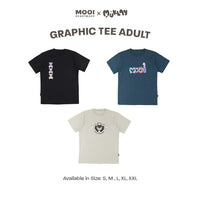 Mooi X Muklay Kaos Dewasa Unisex Graphic Tee Adult