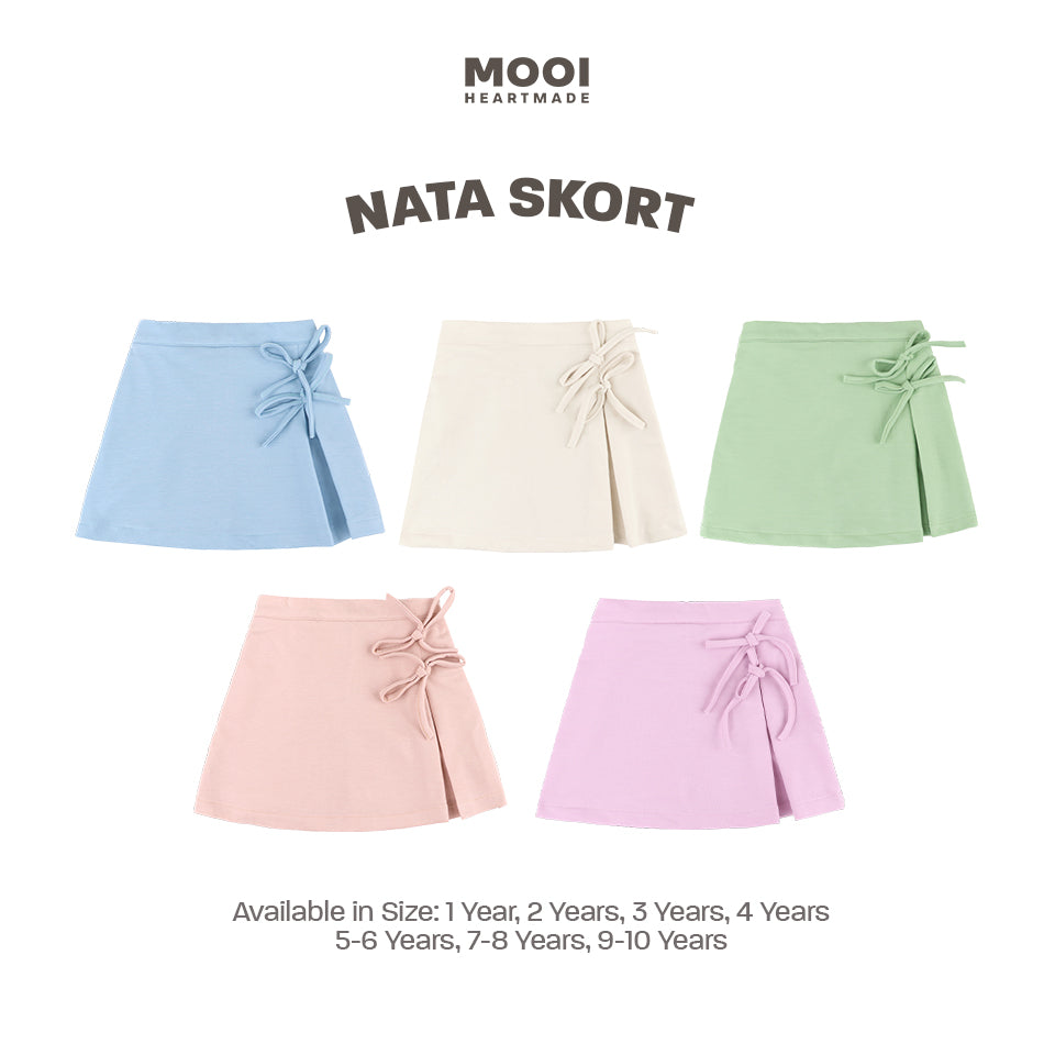 Mooi Rok Celana Skort Anak Perempuan Nata Skort Pants