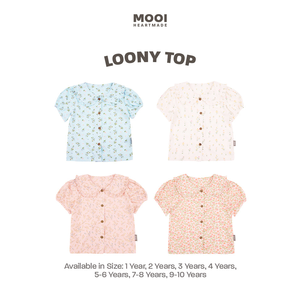 Mooi Atasan Anak Perempuan Loony Top