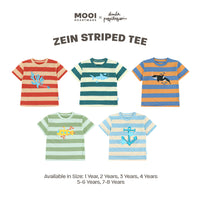 Mooi X Dinda Puspitasari Kaos Anak Unisex Zein Striped Tee