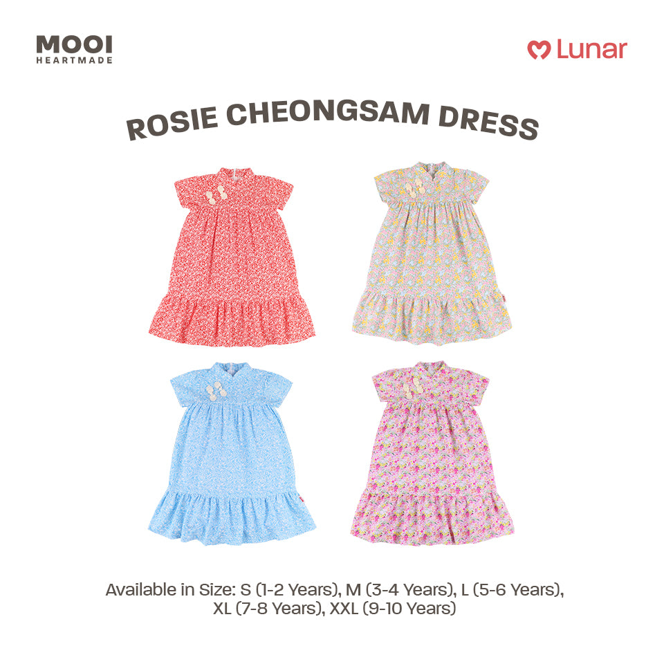Mooi Dress Anak Perempuan Lunar Collection Rosie Cheongsam Dress