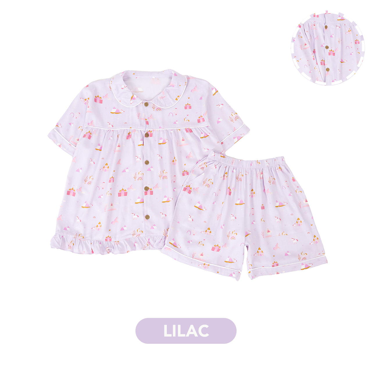 Mooi Piyama Dewasa Setelan Alora Short Pajamas Adult