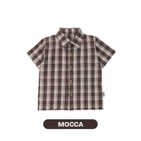 Mooi Kemeja Anak Laki-laki Kemeja Katun Motif Ethan Shirt