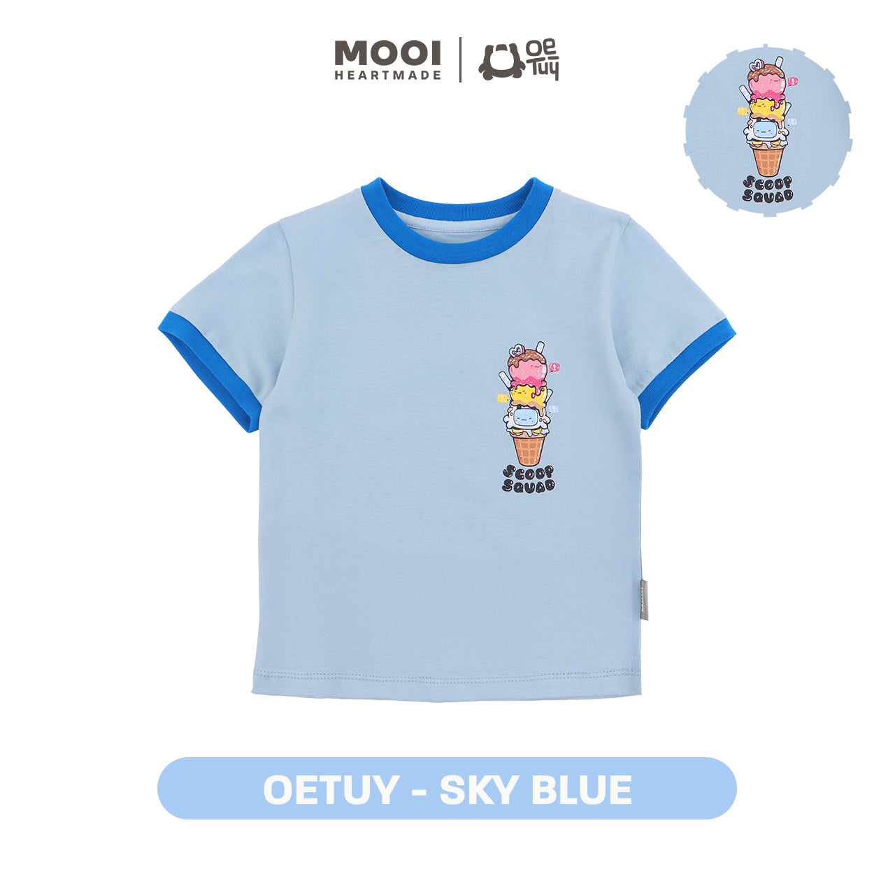 Mooi Artventure x Illustrator Vintage Tshirt Tee Kaos Anak