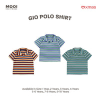 Mooi Kemeja Anak Laki - Laki Christmas Collection Gio Polo Shirt