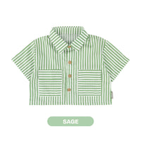 Mooi Kemeja Anak Perempuan Liora Striped Shirt