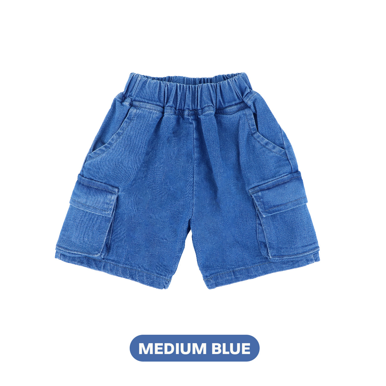 Mooi Celana Jeans Anak Kids Denim Bian Short Cargo Pants