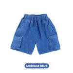 Mooi Celana Jeans Anak Kids Denim Bian Short Cargo Pants