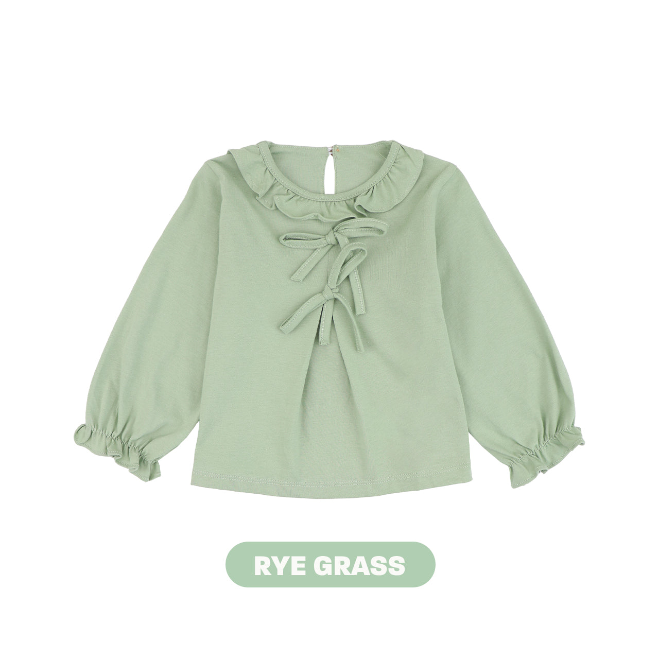 Mooi Atasan Anak Perempuan Nara Ruffle Top