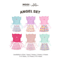 Mooi X Dinda Puspitasari Setelan Anak Perempuan Angel Set