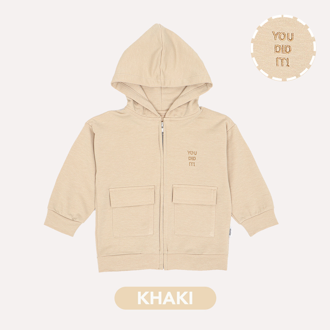 Mooi Atasan Hoodie Panjang Anak Mikey Hoodie