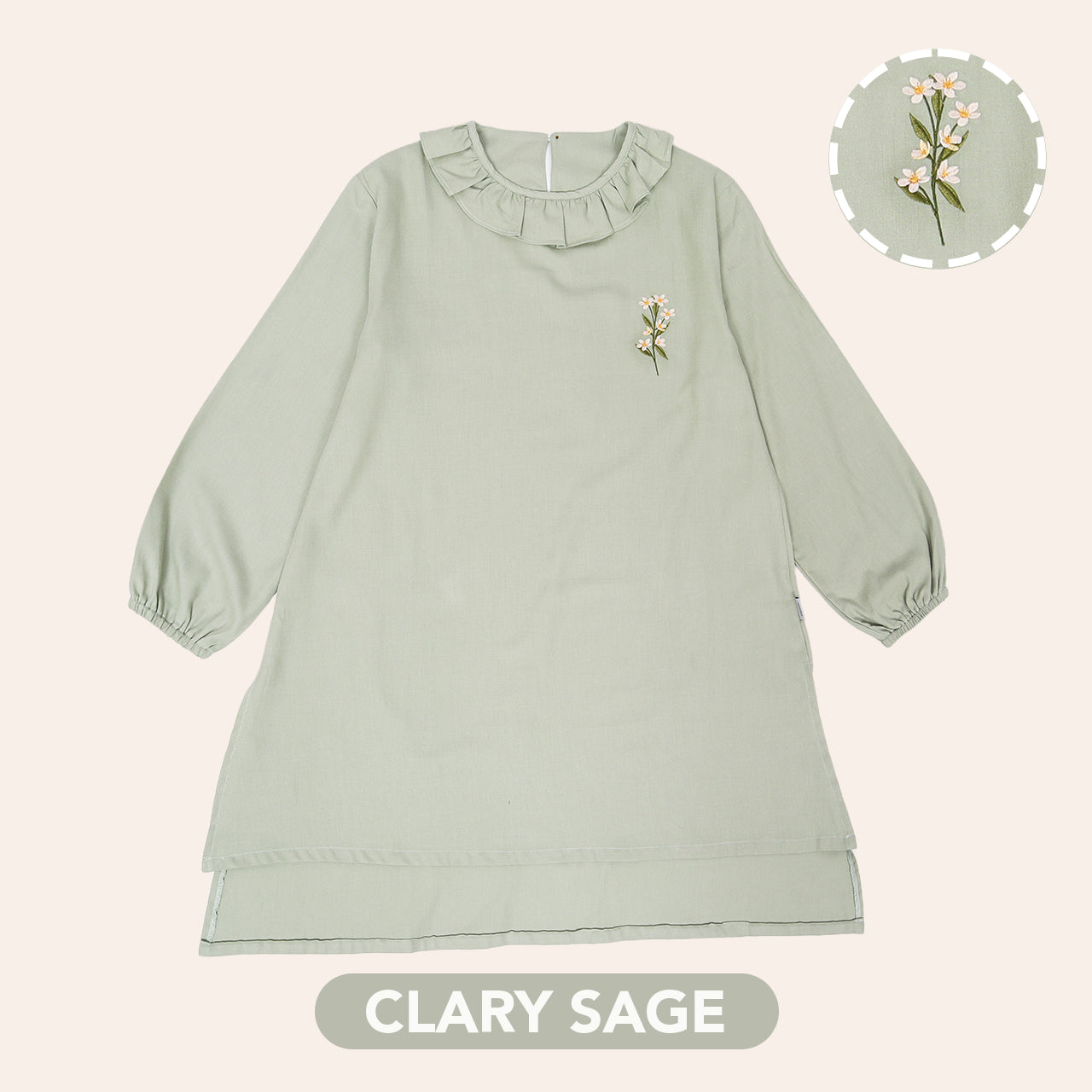 Mooi Tunik Wanita Atasan Wanita Raya Collection Zevva Tunik Adult