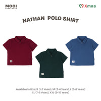 Mooi Kemeja Anak Laki-laki Christmas Nathan Polo Shirt