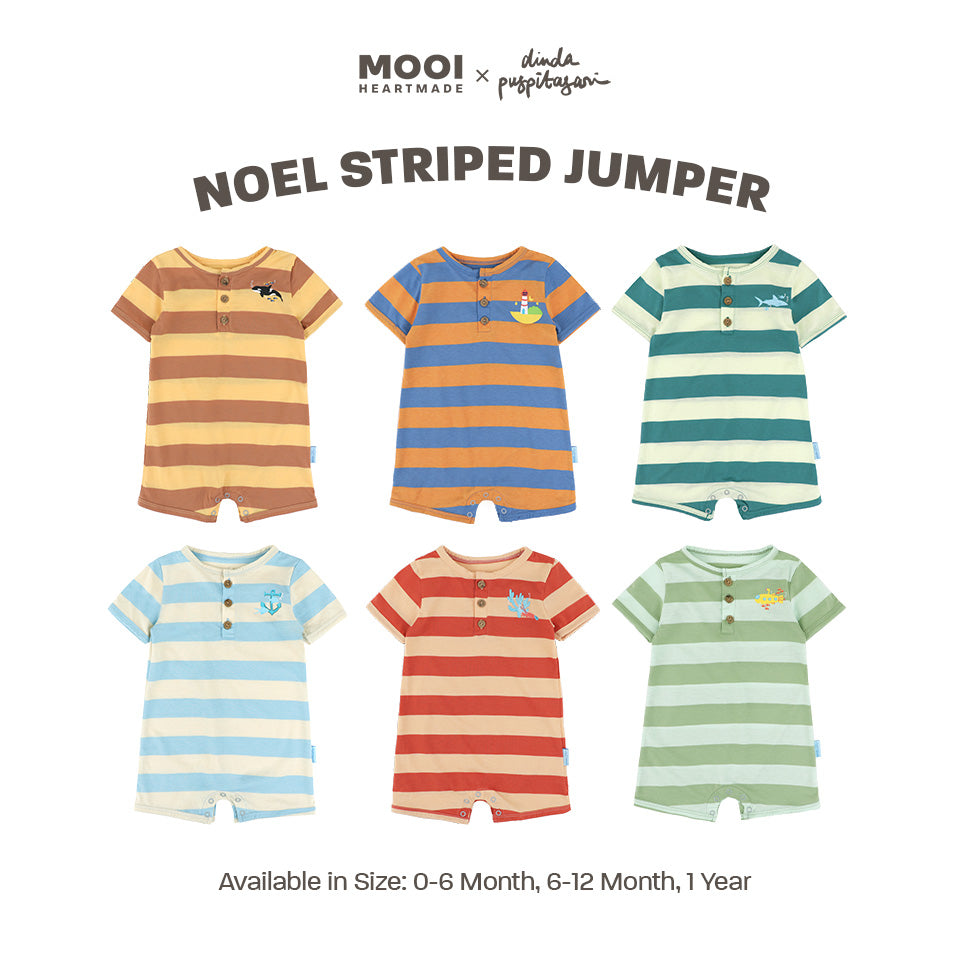 Mooi X Dinda Puspitasari Jumper Bayi Noel Striped Jumper