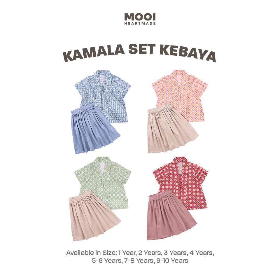 Mooi Setelan Batik Anak Perempuan Kamala Set Kebaya