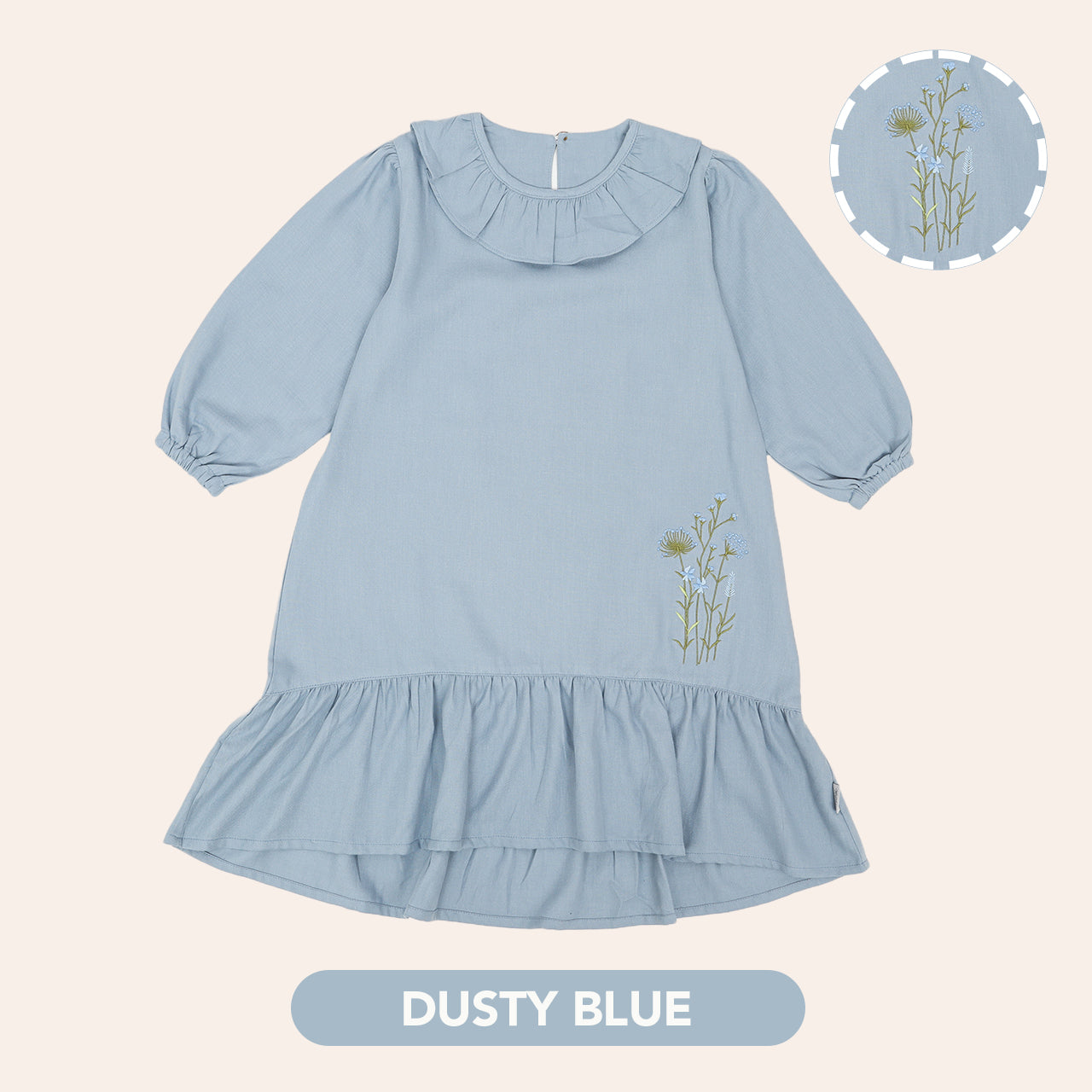 Mooi Dress Anak Gamis Anak Perempuan Mazaya Dress