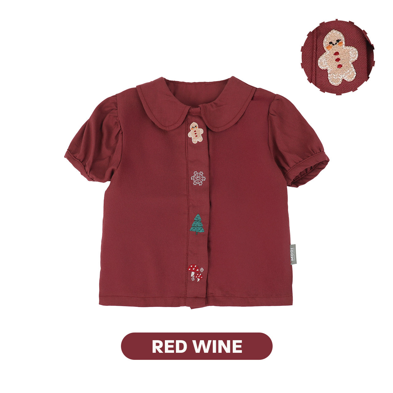 Mooi Atasan Anak Perempuan Christmas Collection Adeline Top