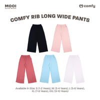 Mooi Celana Panjang Anak Perempuan Comfy Rib Long Wide Pants