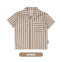 Mooi Kemeja Anak Laki-laki Arka Striped Shirt