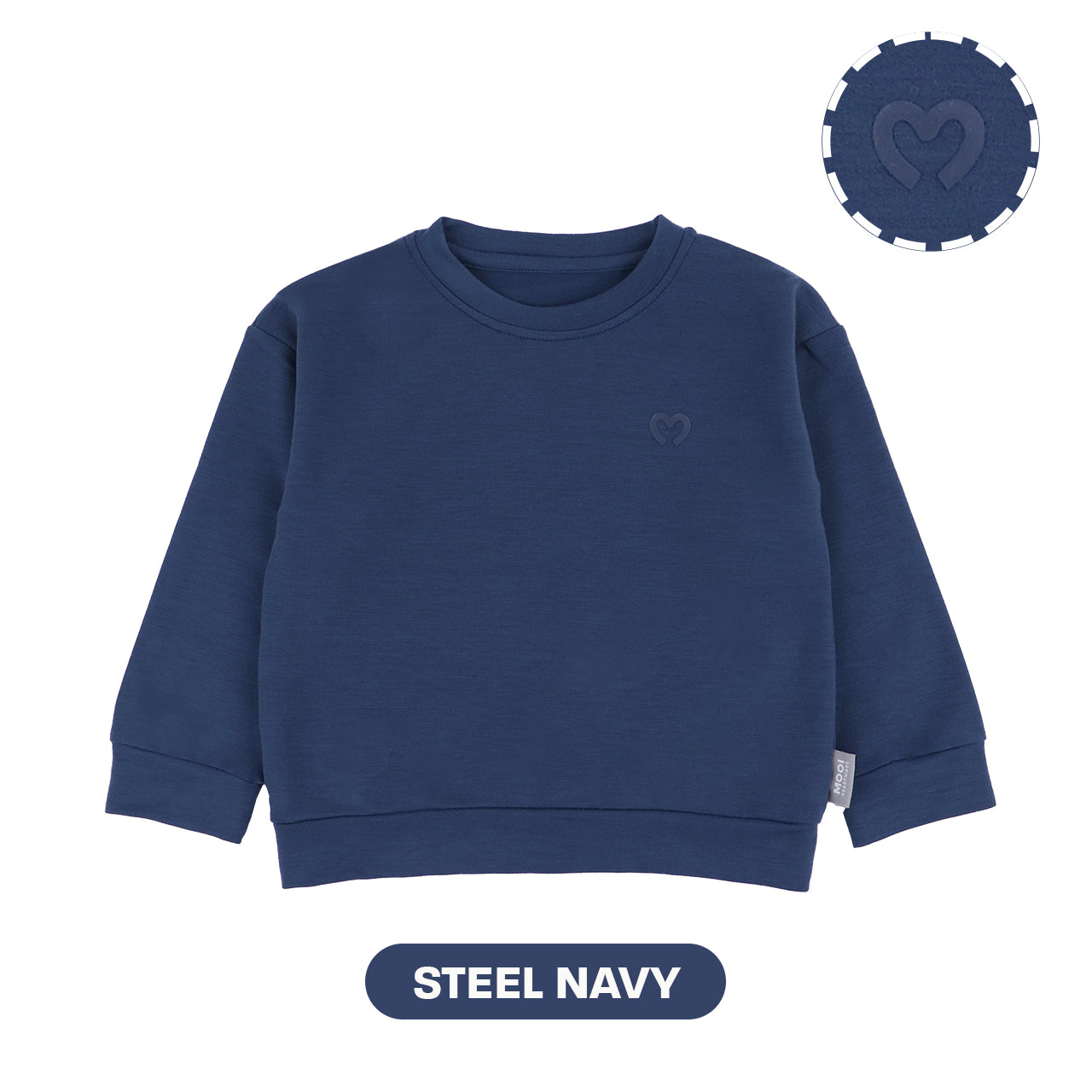 Mooi Sweater Anak Unisex Comfy Sweater Basic Kids