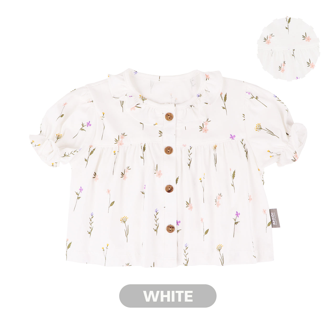 Mooi Atasan Anak Perempuan Daisy Top