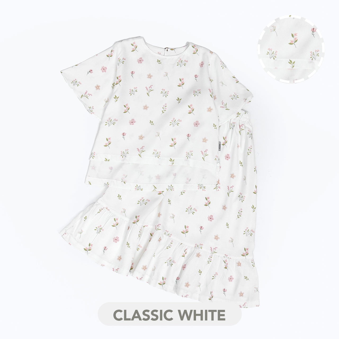 Mooi Setelan Anak Perempuan Rasha Tunik Set