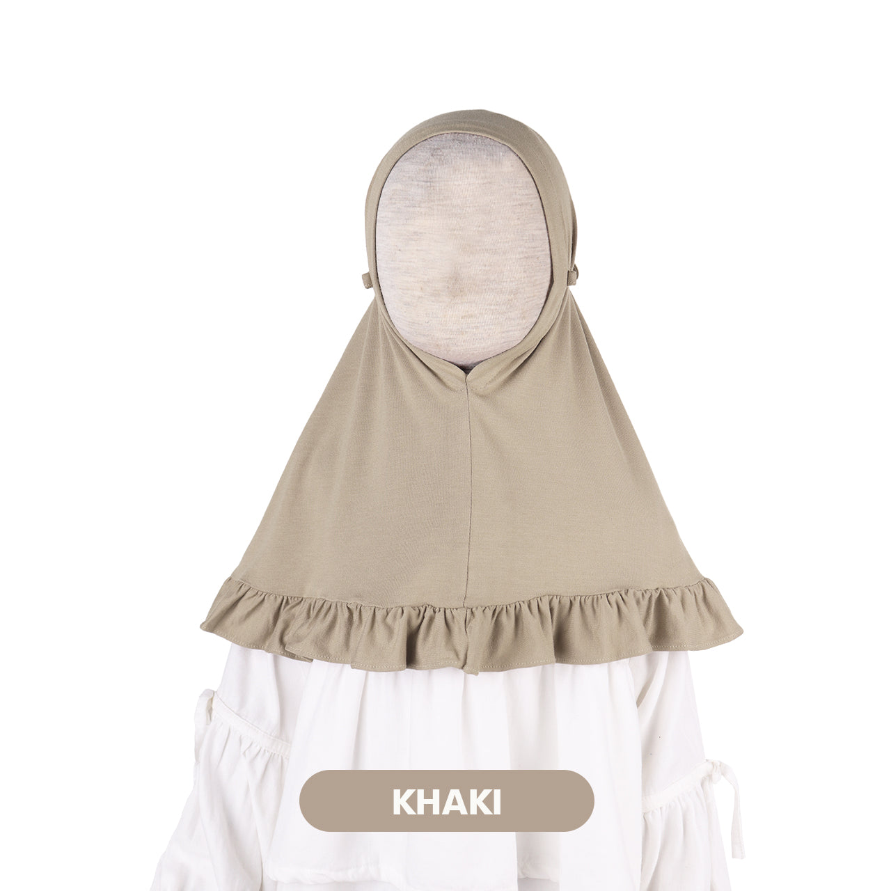 Mooi Hijab Ruffle Instant Anak Jilbab Anak Perempuan Nada Hijab