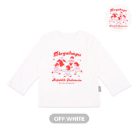 Mooi Merdeka Kaos Kemerdekaan 17 Agustus T-shirt Anak Merdeka Long Sleeve Tee Dirgahayu Indonesia